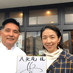 浜口京子さんご来店(テレビ 昼めし旅)